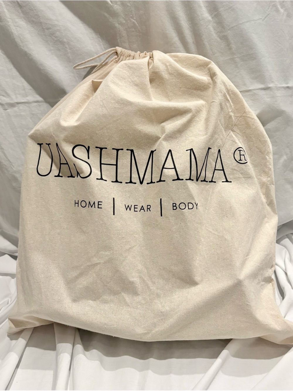 Uashmama dark grey washable paper tote - Picture 7 of 7